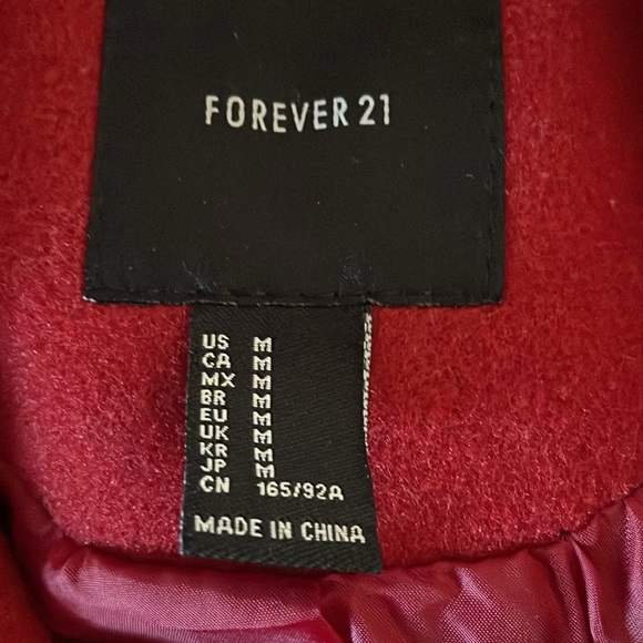 FOREVER 21 Peacoat Jacket - Picture 3 of 5